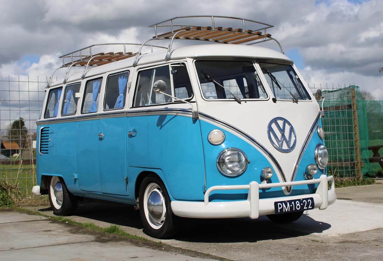 T1 VW busje Blue Lagoon devolkswagenbus.nl